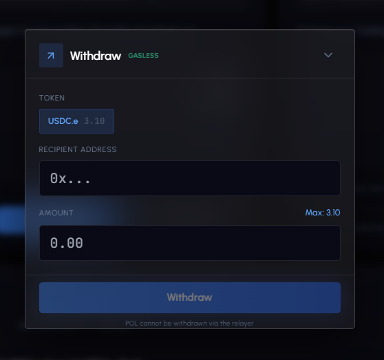 Withdraw